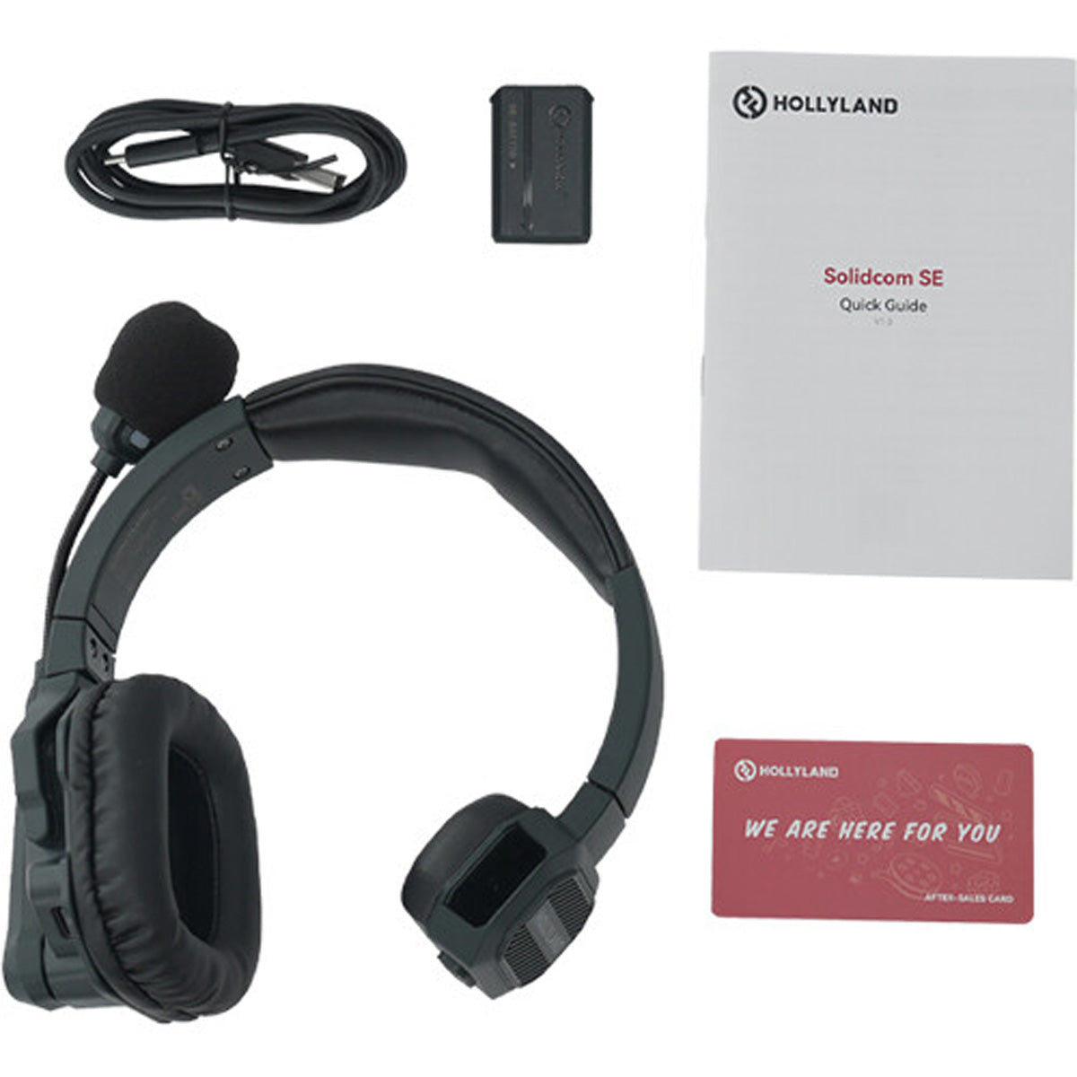 Hollyland Solidcom SE Wireless Stereo Remote Heasdet Single-Ear (Global)