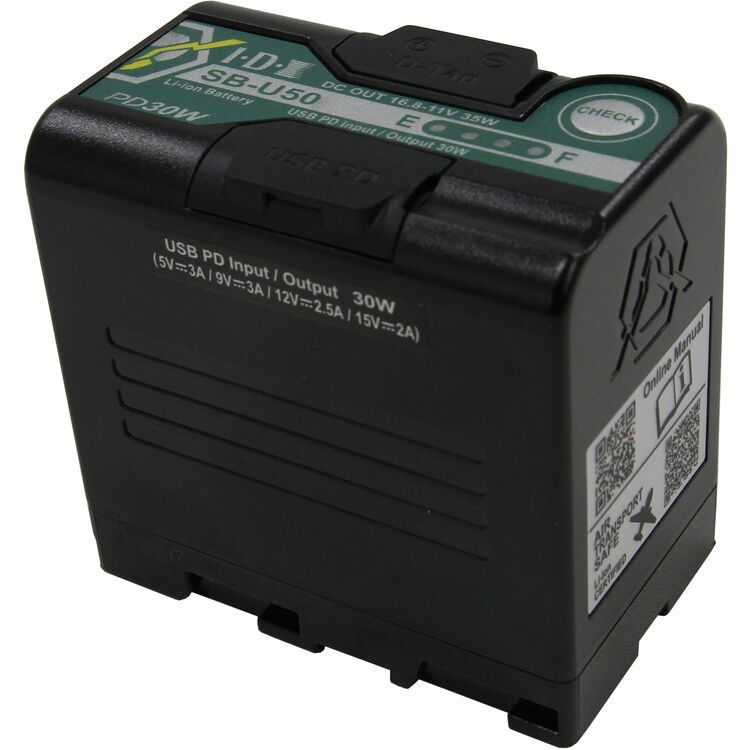 IDX SB-U50 PD Sony BP-U Lithium-Ion Battery (48Wh)