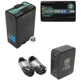 IDX SB-U98 Dual Battery & UC-PD2 Charger Kit