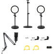 Ikan HomeStream Kit 3 with 2 Desktop Lights and Capture Device and Camera Stand and Podcast Mic