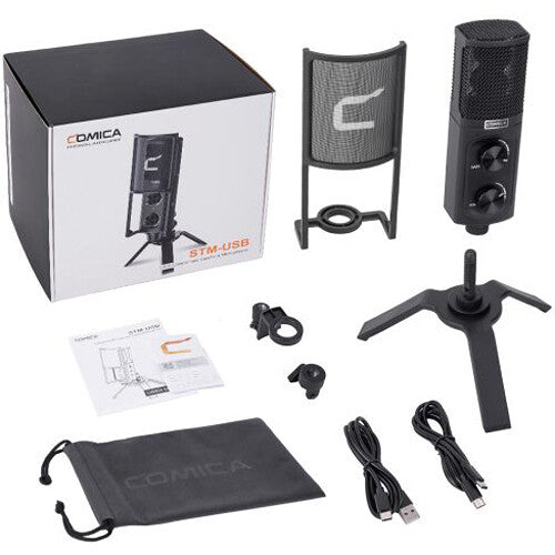 Ikan HomeStream Kit 3 with 2 Desktop Lights and Capture Device and Camera Stand and Podcast Mic