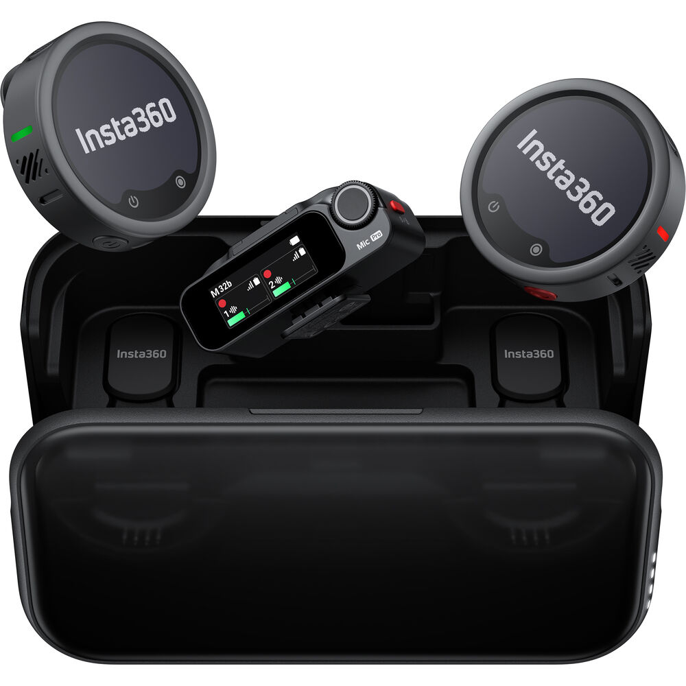 Insta360 Mic Pro 2-Person Wireless System (2 TX with 1 RX)