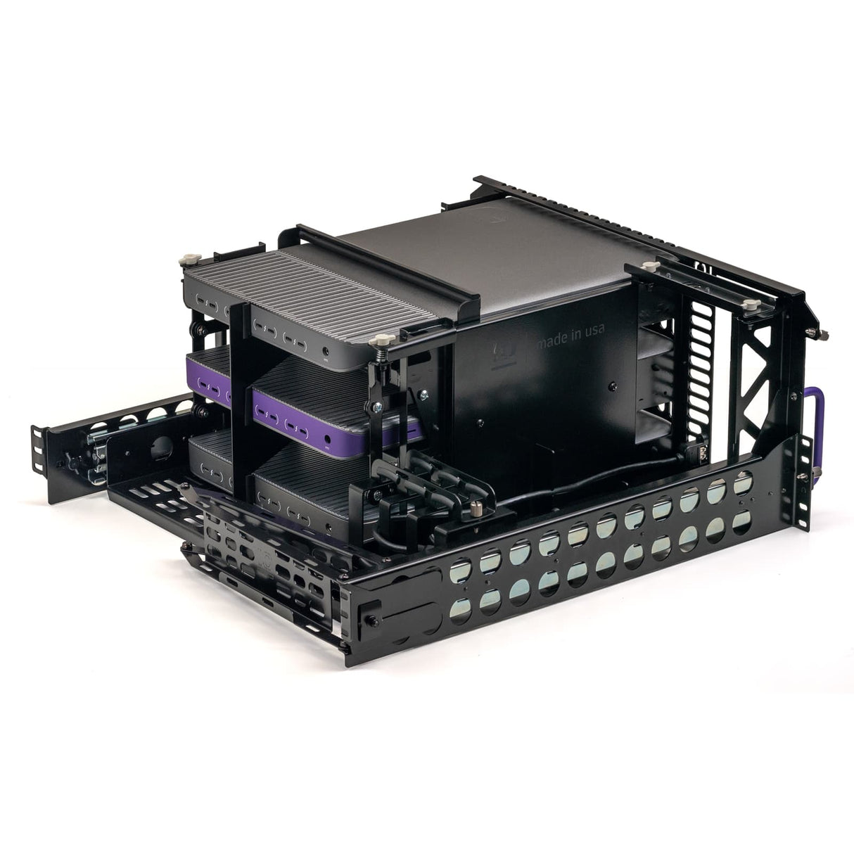iodyne 5U Triple Pro Data + Mac Studio Rackmount (20" Depth)