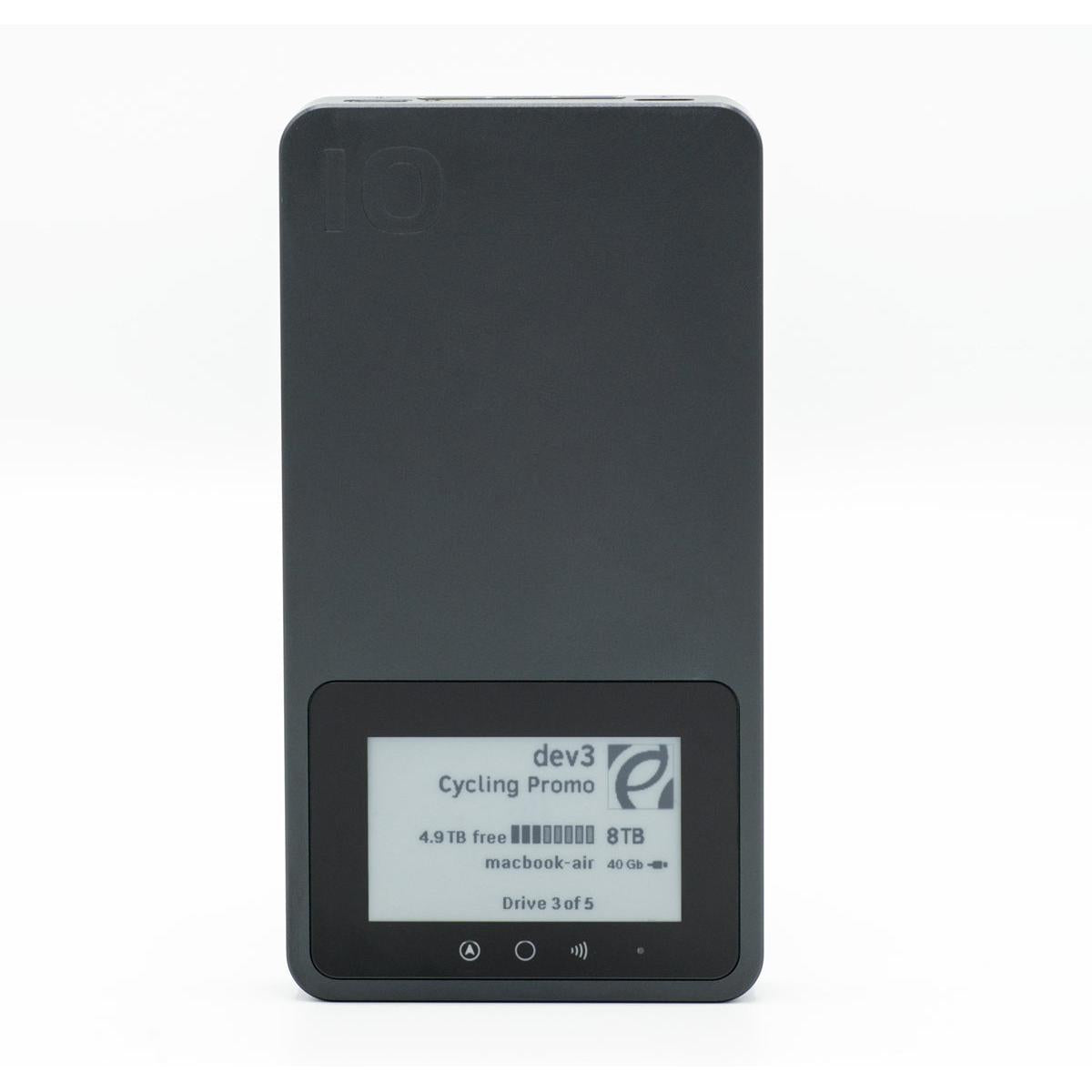 iodyne Pro Mini 4TB Smart Portable Bus-Powered SSD (Triple Anodized Dark Space Grey)