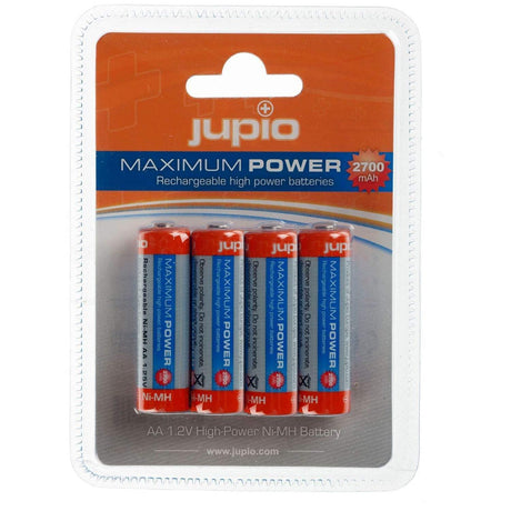 Jupio Rechargeable AA Batteries 2700 mAh 4 pack