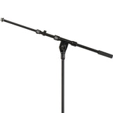 K&M 210/9 Tripod Microphone Stand with Telescoping Boom - Black
