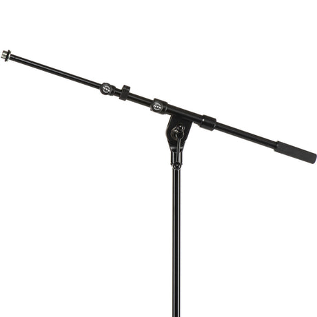 K&M 210/9 Tripod Microphone Stand with Telescoping Boom - Black