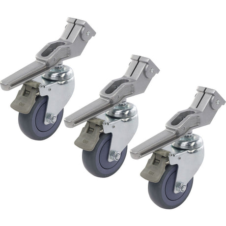 Kupo KC-100S 100mm Castor Wheel With Square Adapter 3 pcs