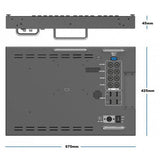 Lilliput BM-280 12G 4K IPS Production Monitor (V-Mount)