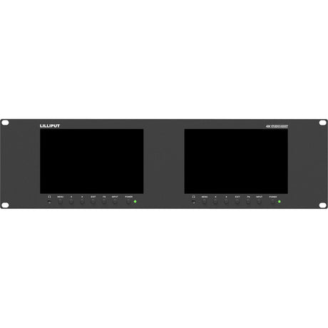 Lilliput Dual 7" Rackmount Monitors with 3G-SDI & HDMI (3 RU)