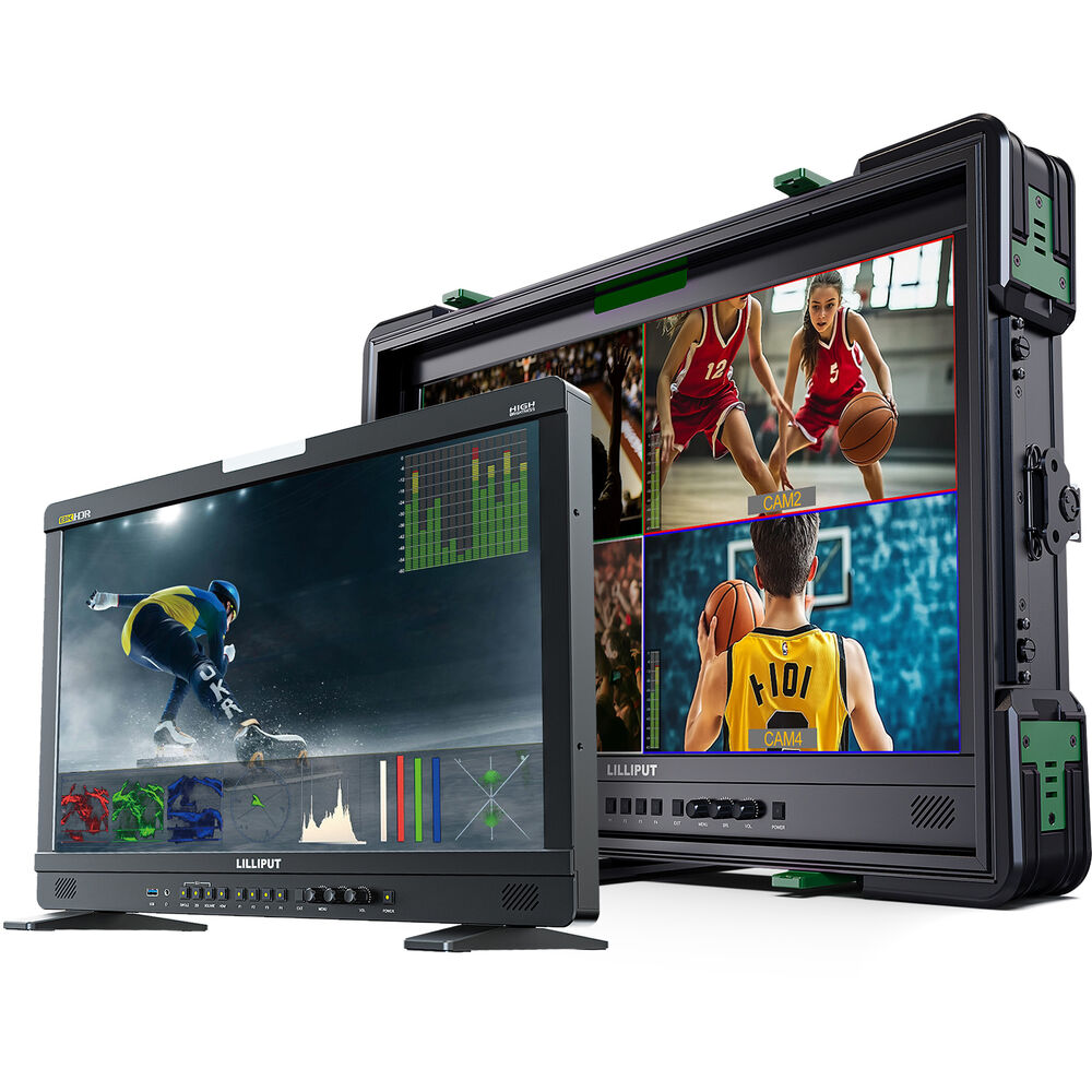 Lilliput UQ23 23.8" 12G-SDI/HDMI High-Brightness Broadcast Studio Monitor