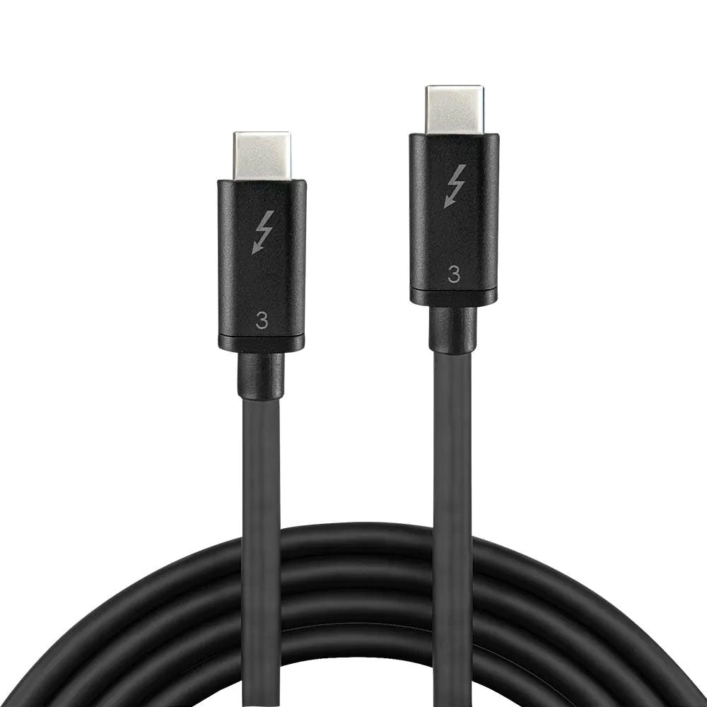 Lindy 2m Thunderbolt 3 Cable, 20Gbps, Black