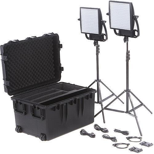 Litepanels Astra 6X Traveler Bi-Color Duo 2-Light V-Mount Battery Kit