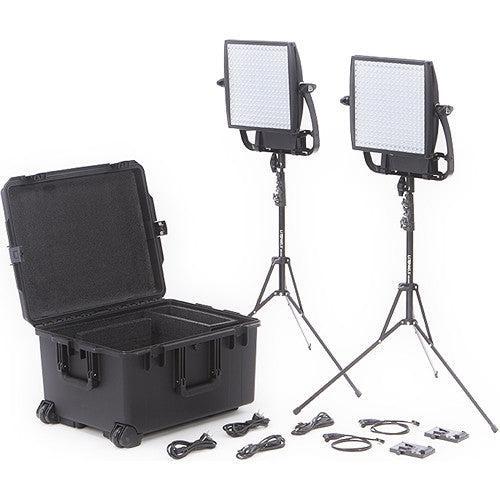 Litepanels Astra 3X Traveler Bi-Color Duo 2-Light V-Mount Battery Kit