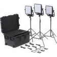 Litepanels Astra 6X Traveler Bi-Color Trio 3-Light V-Mount Battery Plates Kit