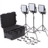 Litepanels Astra 6X Traveler Bi-Color Trio 3-Light V-Mount Battery Plates Kit