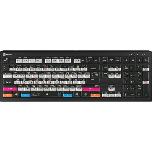 Logickeyboard Adobe Photographer ASTRA 2 Backlit Keyboard for Windows