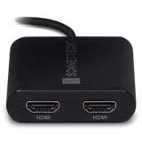 Sonnet USB-C DisplayLink 双 4K 60Hz HDMI 适配器，带 PD 直通
