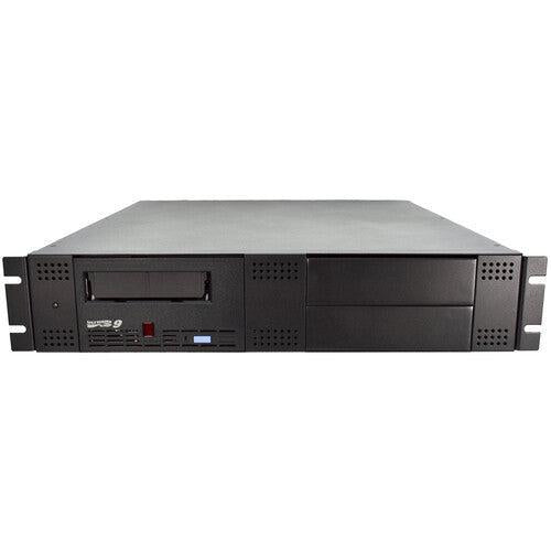 MagStor 2U LTO9 Rack Mount with 1x LTO-9 FH FC TAA – Videocraft
