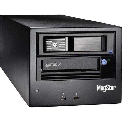 MagStor Thunderbolt 3 6TB LTO7 Tape Drive TAA and HDD Dock