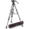 Manfrotto 612 Nitrotech Fluid Video Head with Carbon Fibre Twin Leg Tripod System