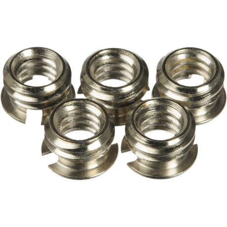 Manfrotto 148KN Adaptor converts 1/4 to 3/8 Inch - Set of 5