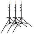 Manfrotto 1005BAC-3 Aluminium Ranker Air Cushioned Light Stand 3 Pack