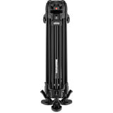 Manfrotto 608 Nitrotech Fluid Head with 645 FAST Twin Aluminium Tripod System and Bag