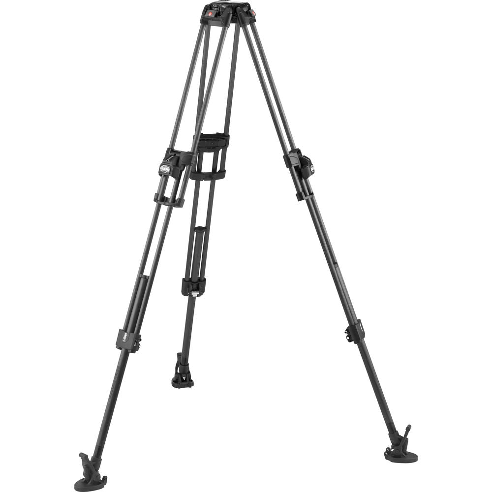 Manfrotto 612 Nitrotech Fluid Head with 645 FAST Twin Carbon Fibre Tripod System and Bag