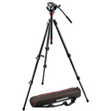 Manfrotto MVH500AH Fluid Head & 755CX3 MagFibre Tripod with Carrying Bag