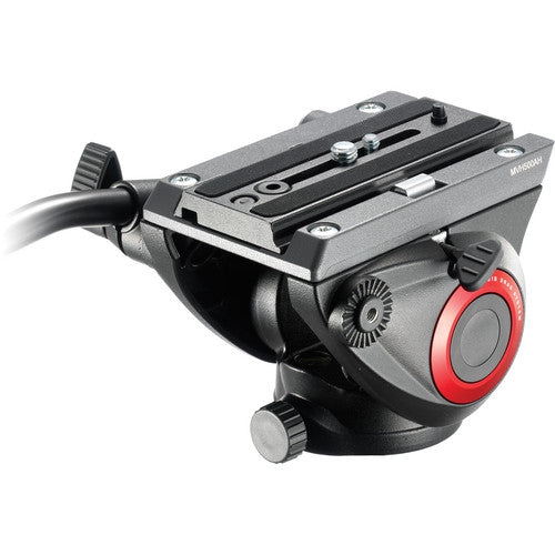 Manfrotto MVH500AH Fluid Head & 755CX3 MagFibre Tripod with Carrying Bag