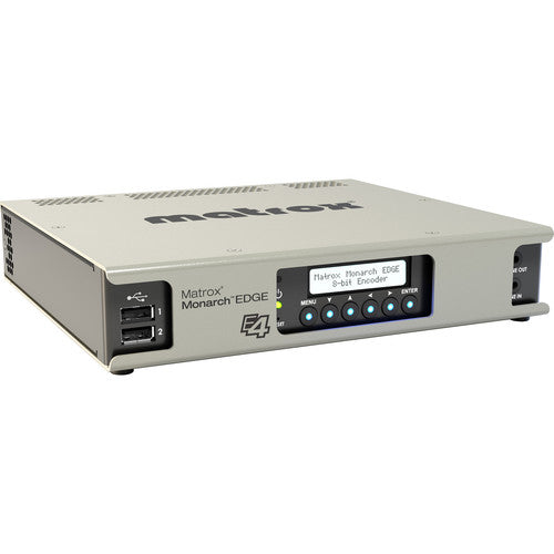 Matrox Monarch EDGE E8 4K Contribution & Remote Production H.264 Encoder