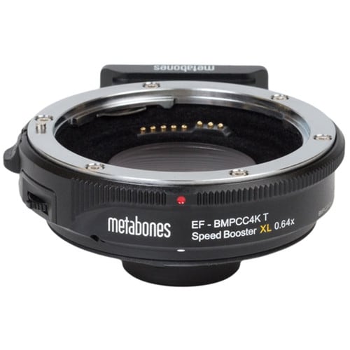 Metabones T CINE Speed Booster XL 0.64x Adapter for Canon EF Lens to BMPCC 4K Camera