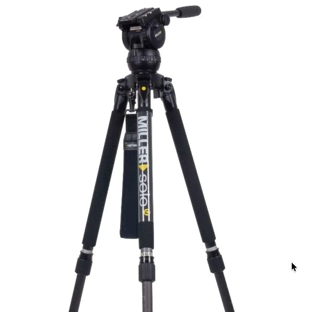 Miller CX6 Solo-Q 75 2-Stage Carbon Fibre Tripod System
