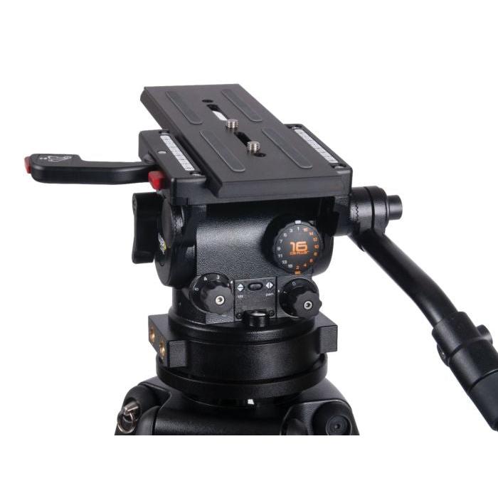 Miller CiNX 3 HDC 100mm 1-Stage Alloy Tripod System with Ground Spreader