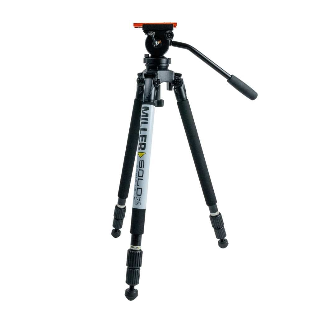 Miller 3003 AirV Fluid Head with Solo 2-Stage Aluminium Tripod