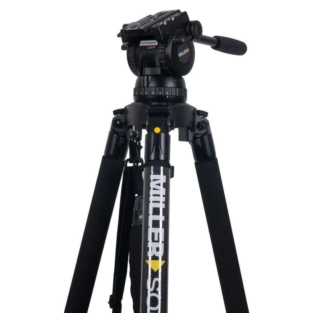 Miller 3784 CX14 Solo-Q 100 3-Stage Carbon Fibre Tripod System