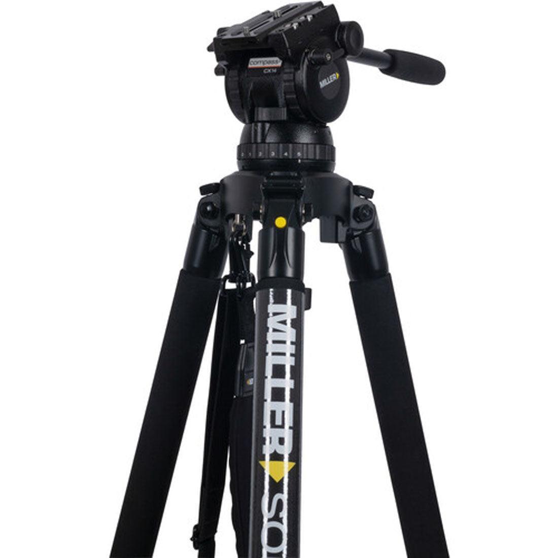 Miller 3784 CX14 Solo-Q 100 3-Stage Carbon Fibre Tripod System