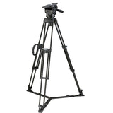 Miller ArrowX 3 Sprinter II 1 Stage Alloy Tripod System with Ground-Level Spreader