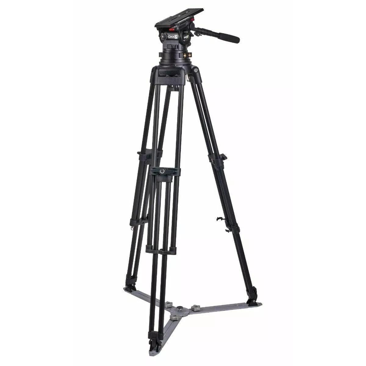 Miller CiNX 7 HDC 150 1 Stage Alloy Tripod System with Ground Level Spreader