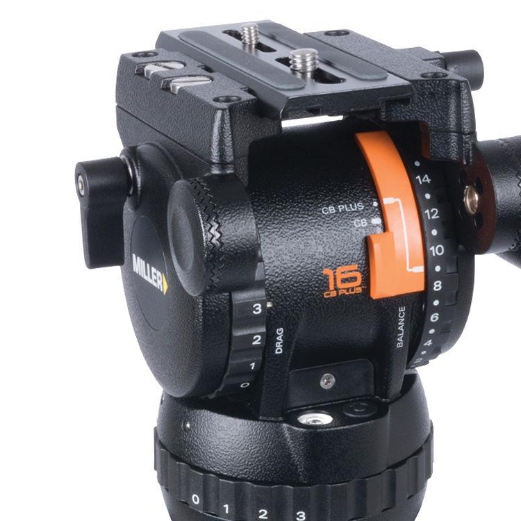 Miller CompassX CX2 Fluid Head with Toggle 1-Stage LW Alloy Tripod