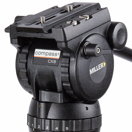 Miller CompassX CX8 Solo 75 2-Stage Alloy Tripod System