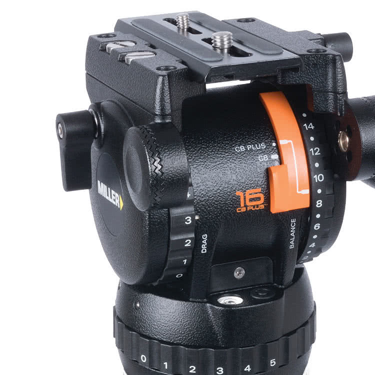 Miller CompassX CX8 Solo 75 2-Stage Alloy Tripod System