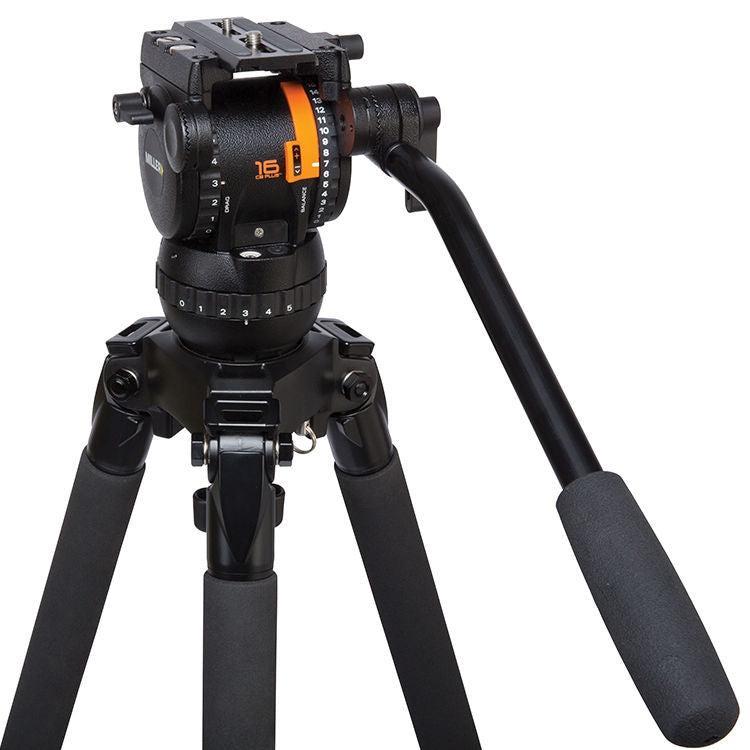Miller CompassX CX8 Toggle 2-Stage Alloy Tripod System with Above Ground Spreader