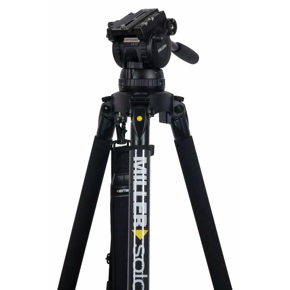 Miller CX10 Solo-Q 100 2 Stage Carbon Fibre Tripod System