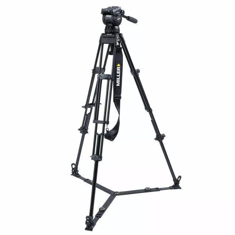 Miller CX10 Toggle 2 Stage Alloy Tripod System with Ground Spreader