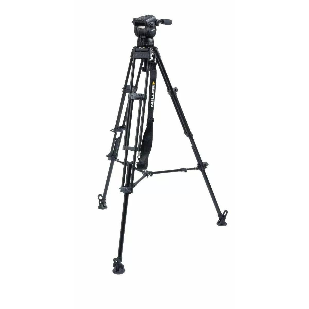 Miller CX14 Toggle 2 Stage Alloy Tripod System with Above Ground Spreader