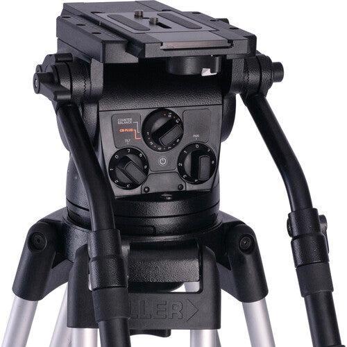 Miller SkyX 8 Fluid Head with HD 1-Stage Aluminium Tripod (Mid-Level Spreader)