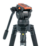 Miller Versa 4120 CXV10 Solo-Q 100 3-STG (Carbon Fibre) Tripod System With Bag