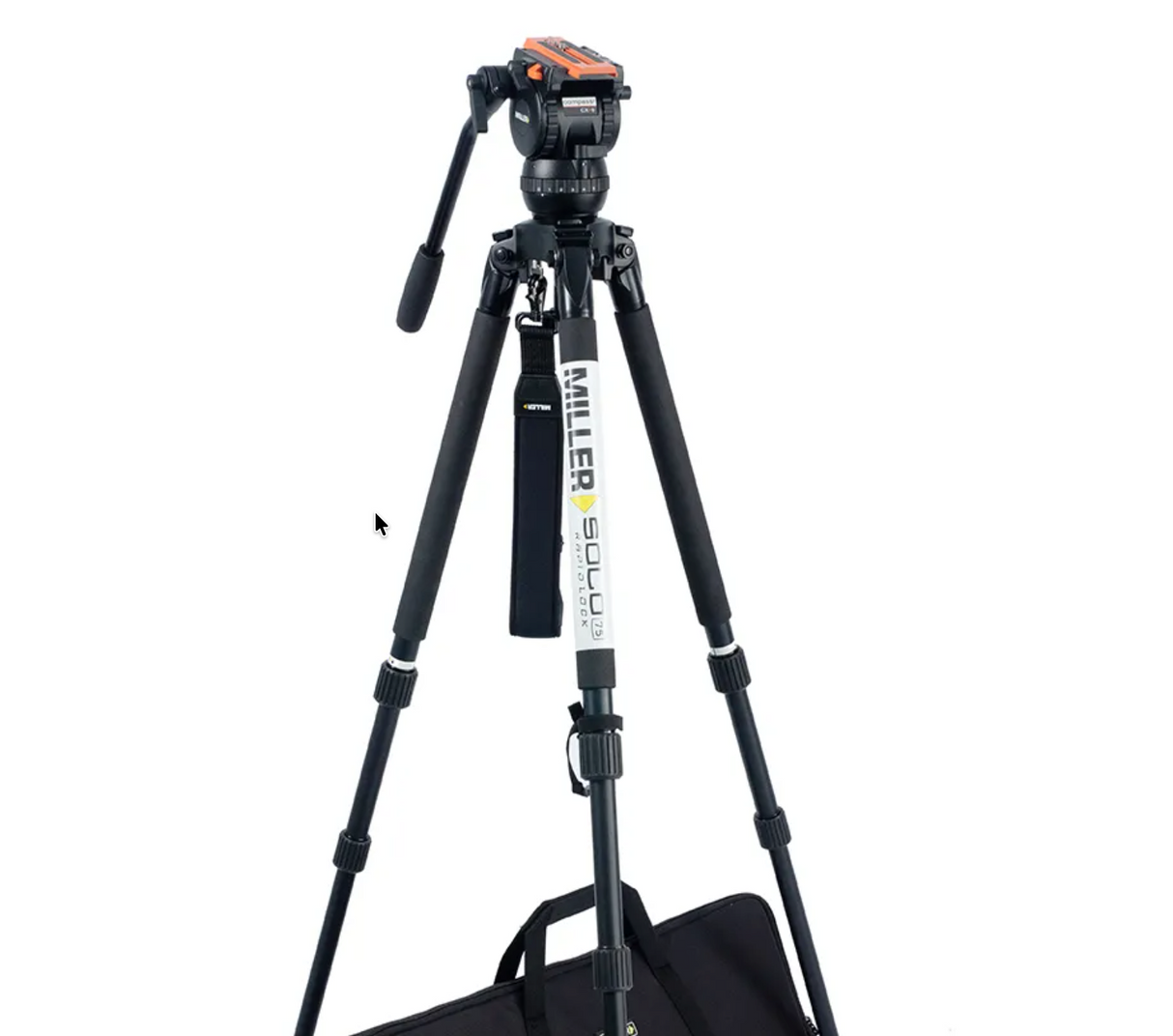 Miller Versa CXV8 Head with Solo 75 2-Stage Alloy Tripod & Soft Case